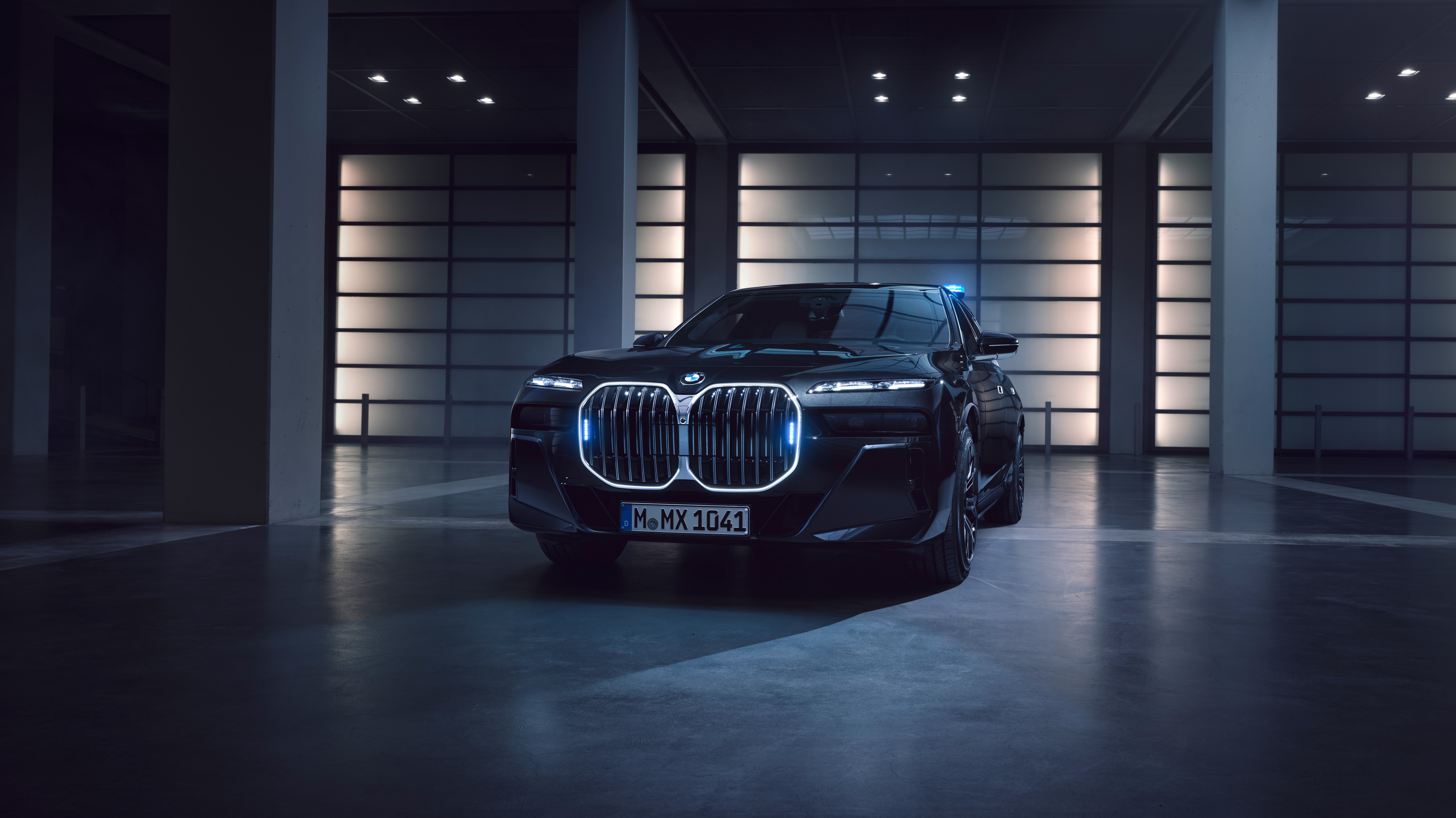 BMW 760i xDrive Protection 8K Wallpaper
