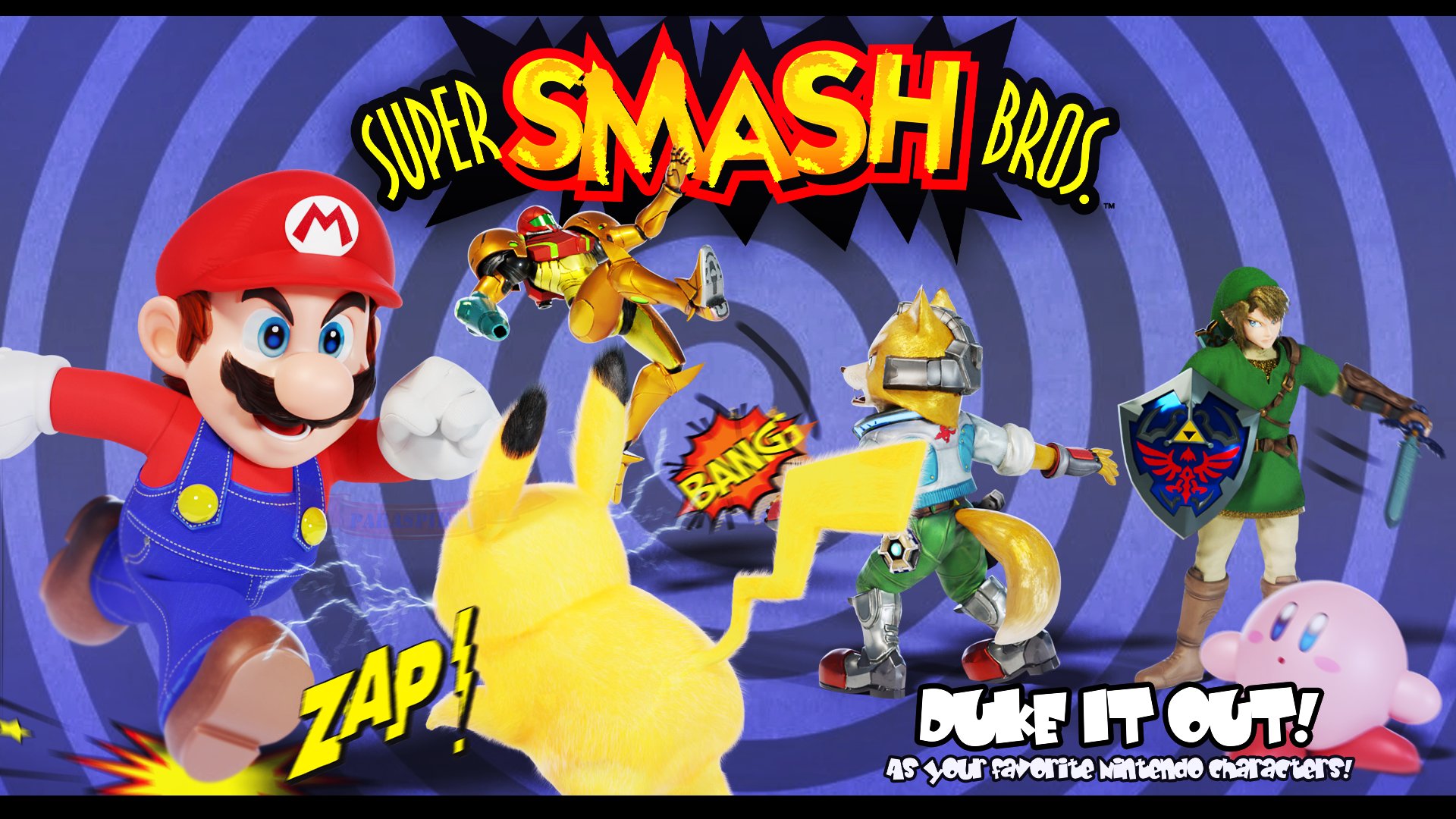 Super Smash Brothers 64 Boxart