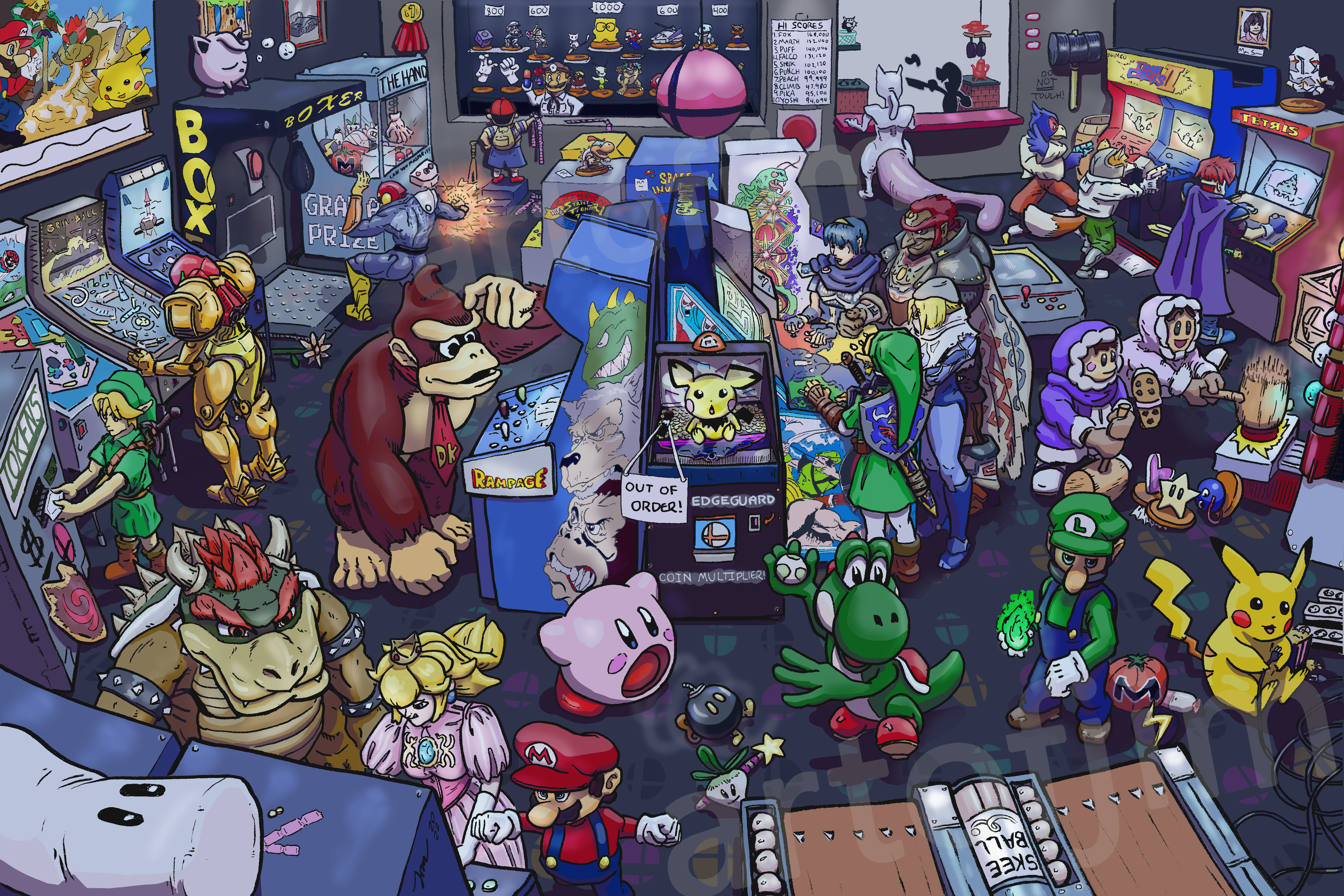 Fan Art) Melee Arcade