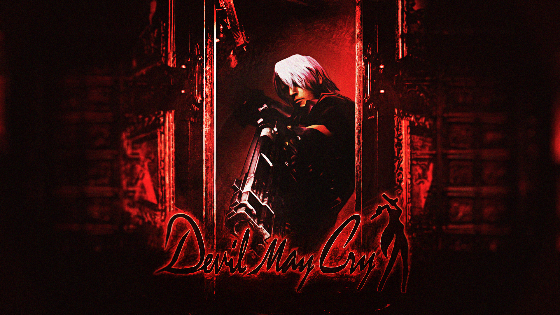 Wallpaper gun, Dante, background