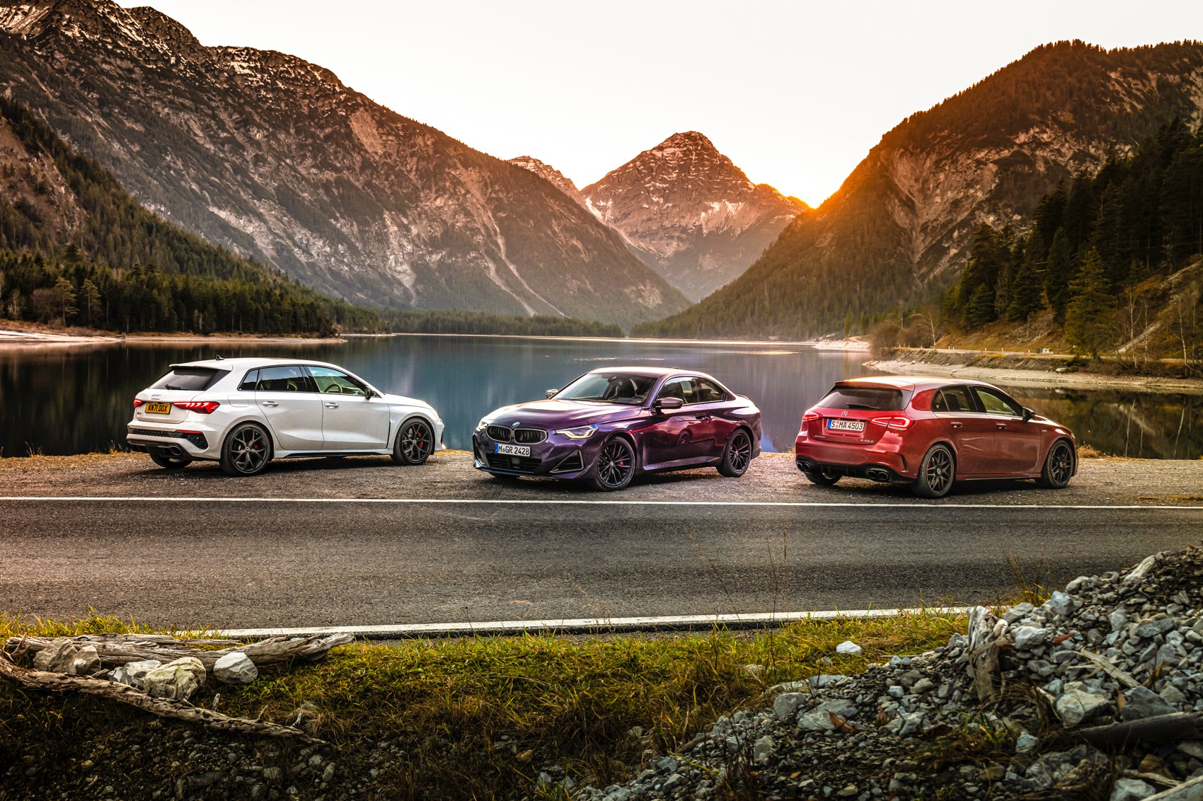 BMW M240i Vs Audi RS3 Vs Mercedes AMG