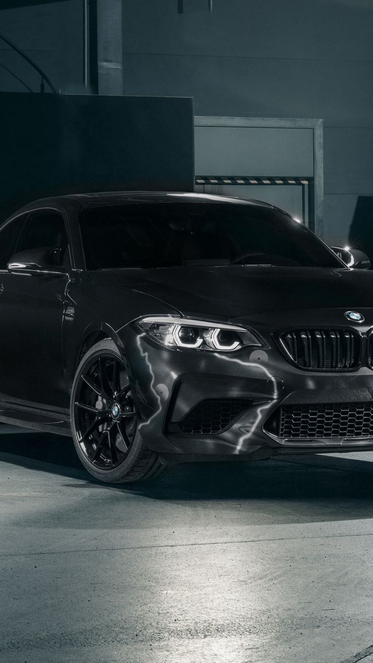 BMW M2, black car, 2160x3840 wallpaper