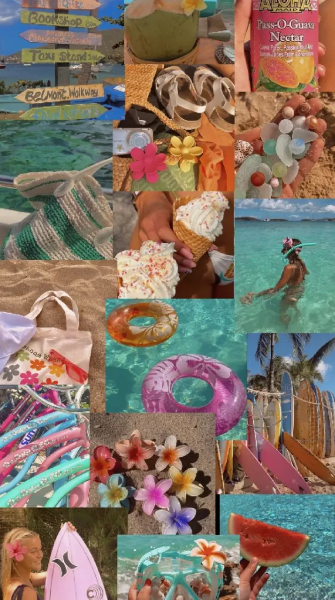 Preppy summer wallpaper wallpaper