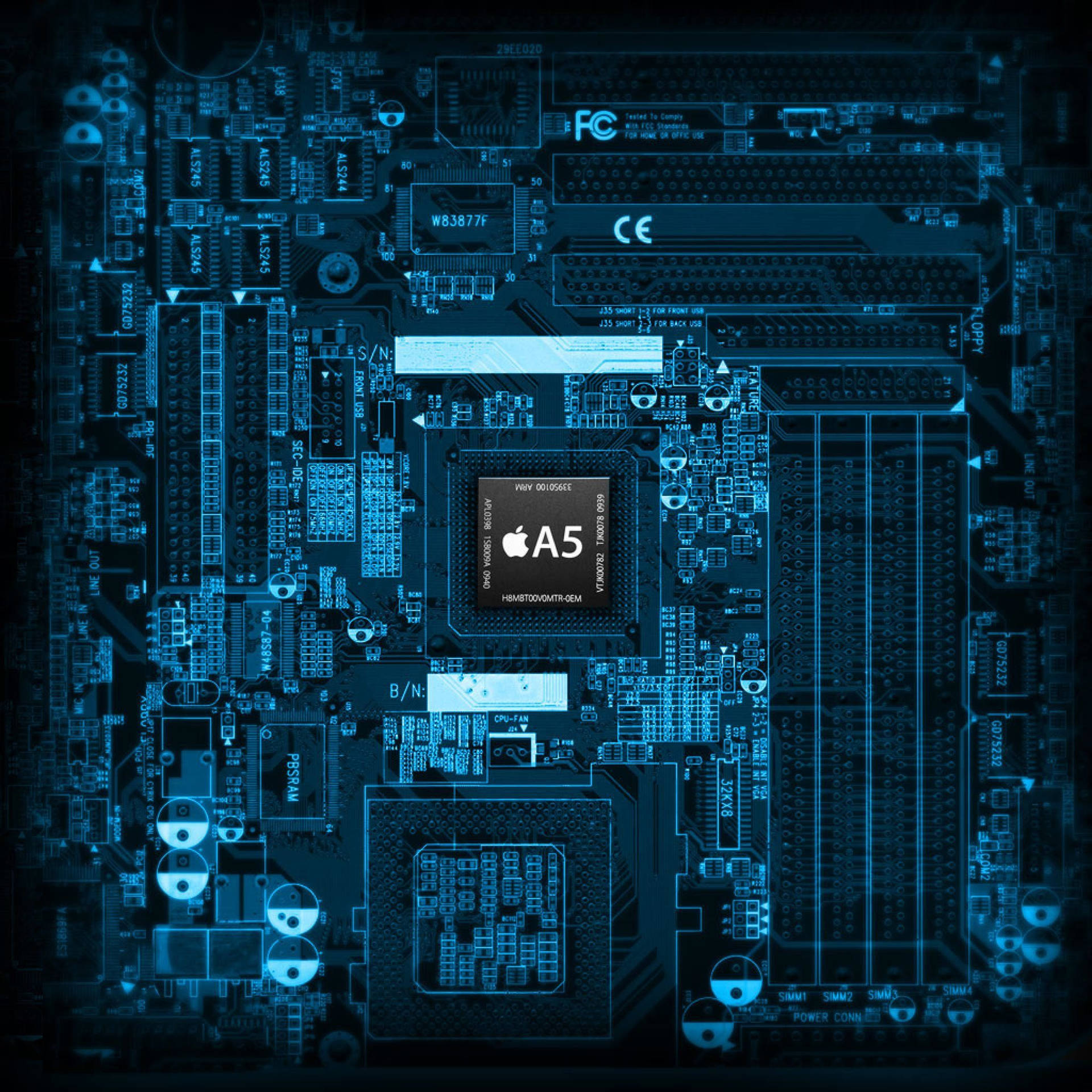 Apple Motherboard iPad Mini Wallpaper