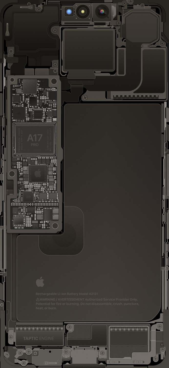 iPhone 15 Pro Max Motherboard Wallpaper