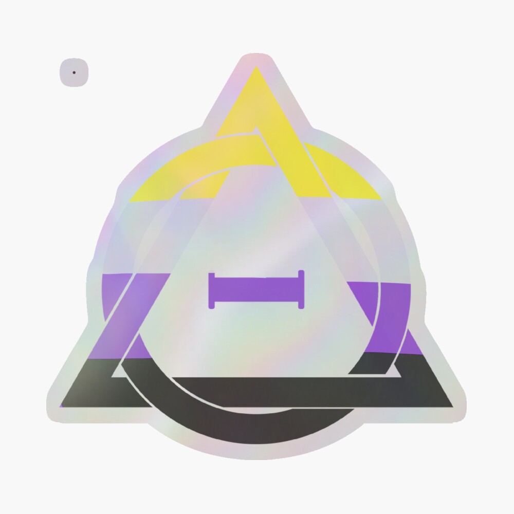 Non Binary Pride Therian Symbol