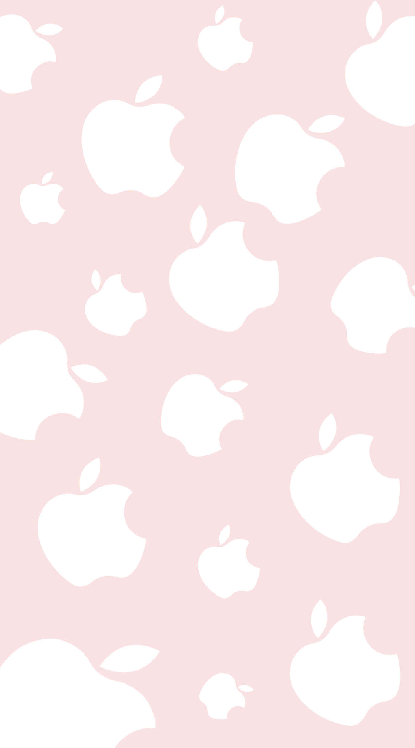 Cute Apple peach. wallpaper.sc