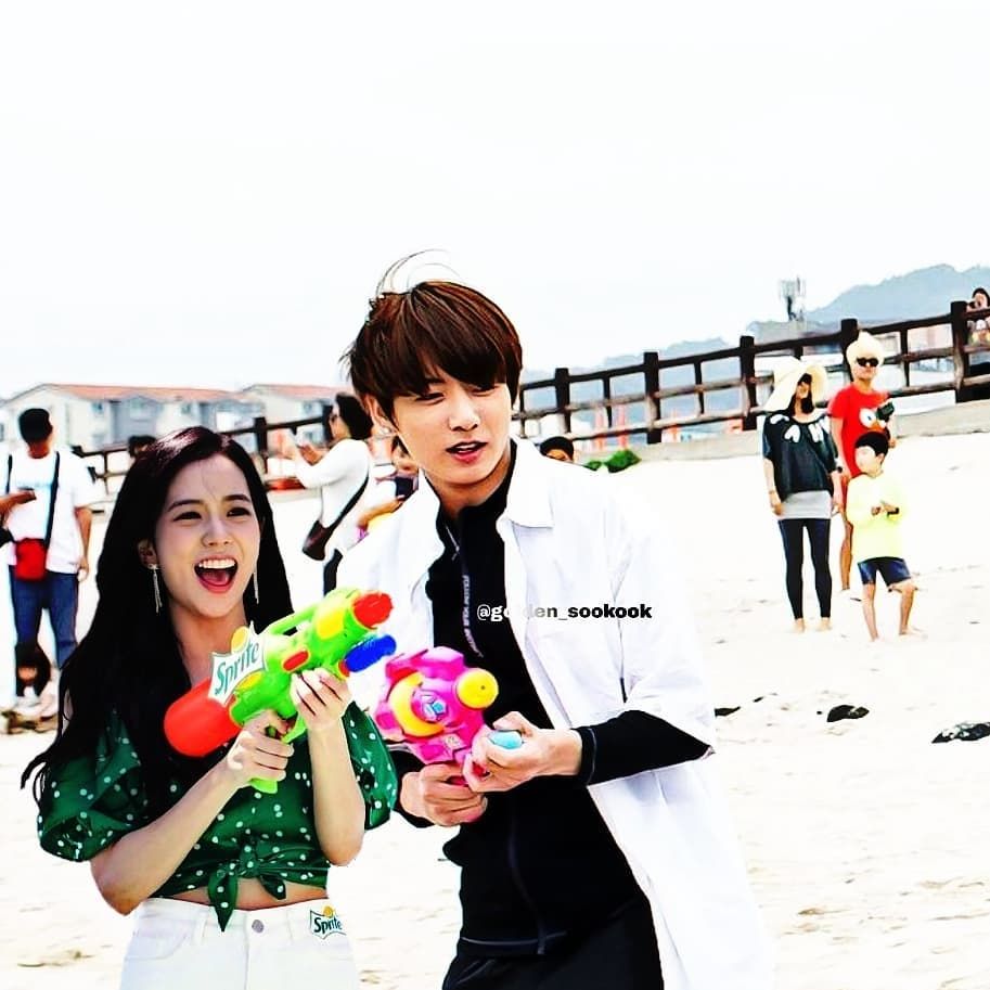Jisoo and Jungkook ideas. jungkook