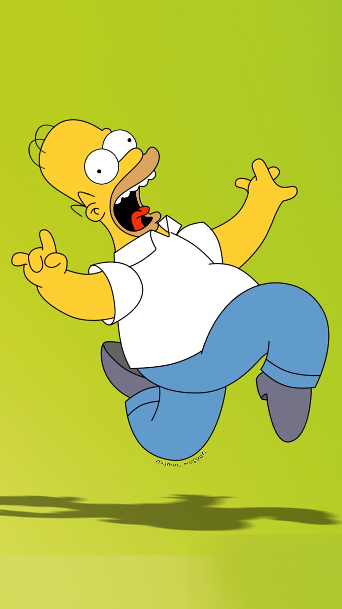 Homer Simpson iPhone 5 wallpaper