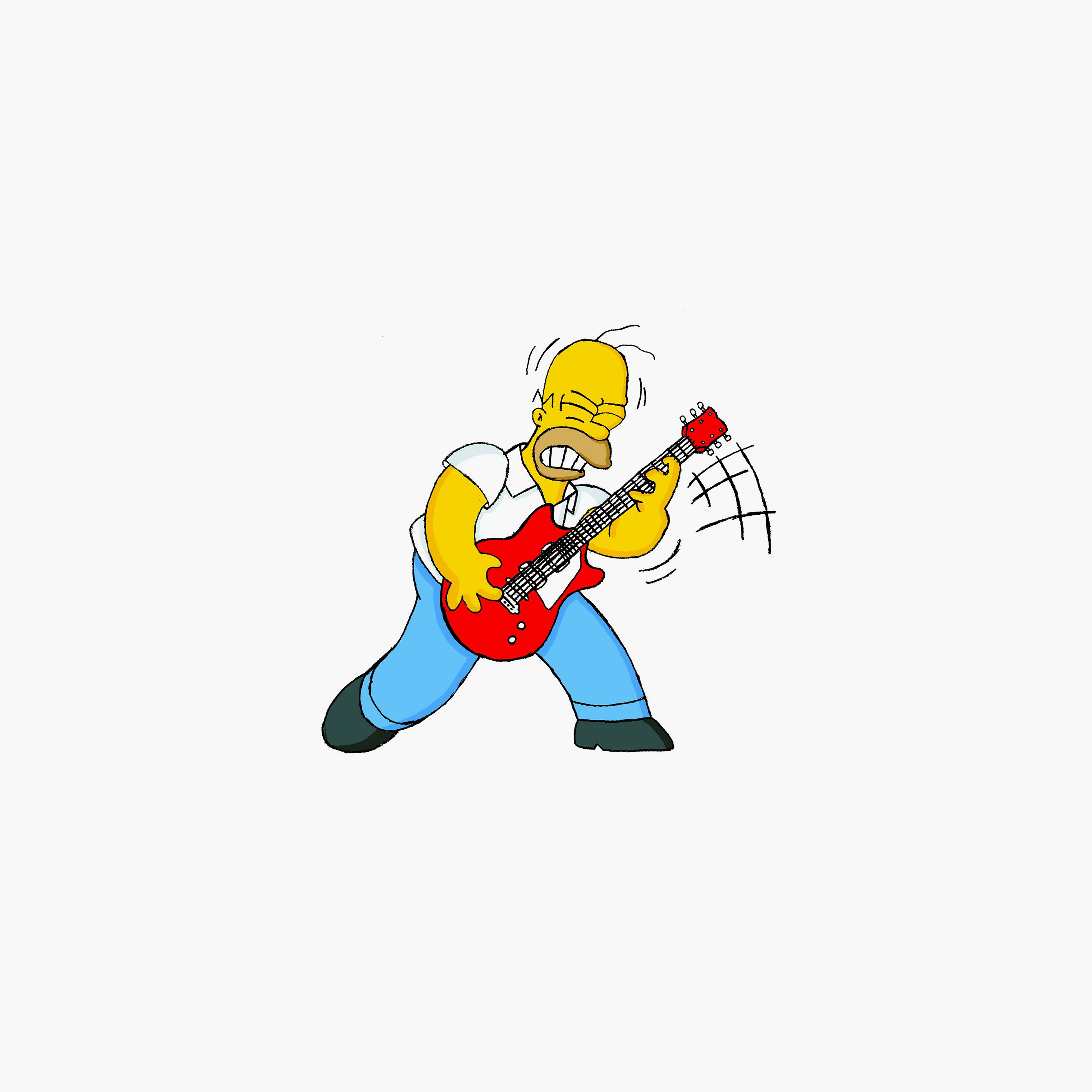 Homer Simpson Music White