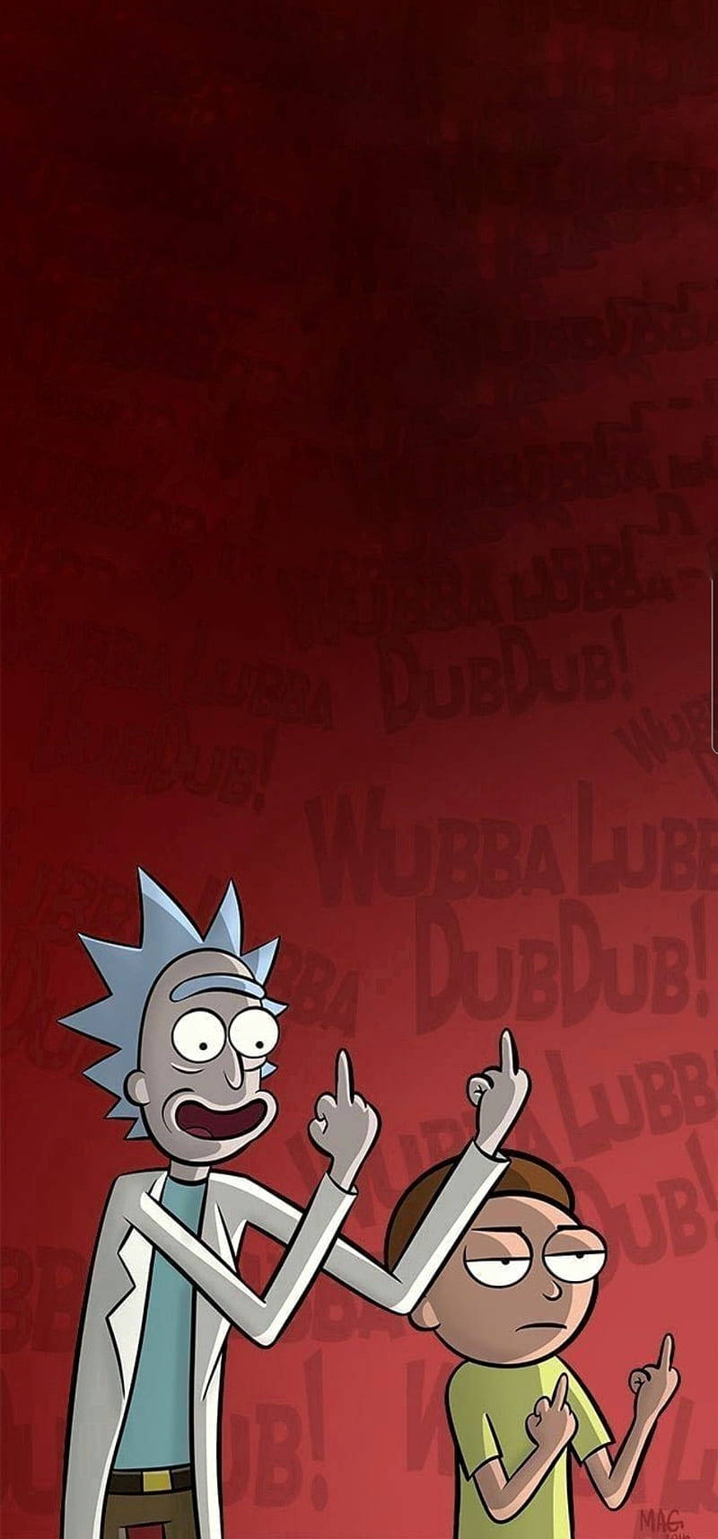 Rick And Morty Phone HD Wallpaper
