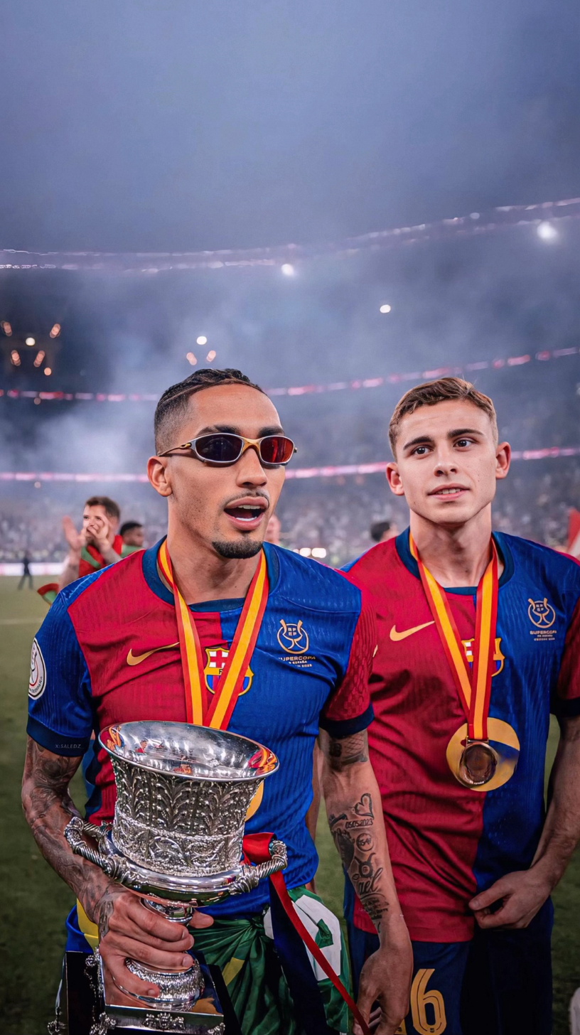 FC Barcelona Supercopa 2025 Wallpaper