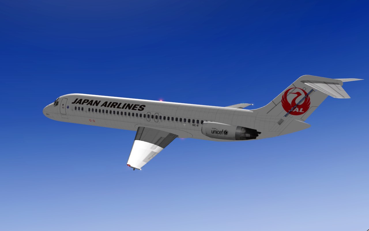 Airlines Of Japan For Douglas DC 9 30