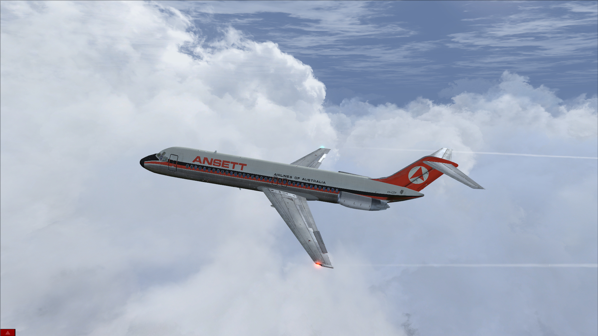 DC 9 Classic Livery: Ansett Airlines