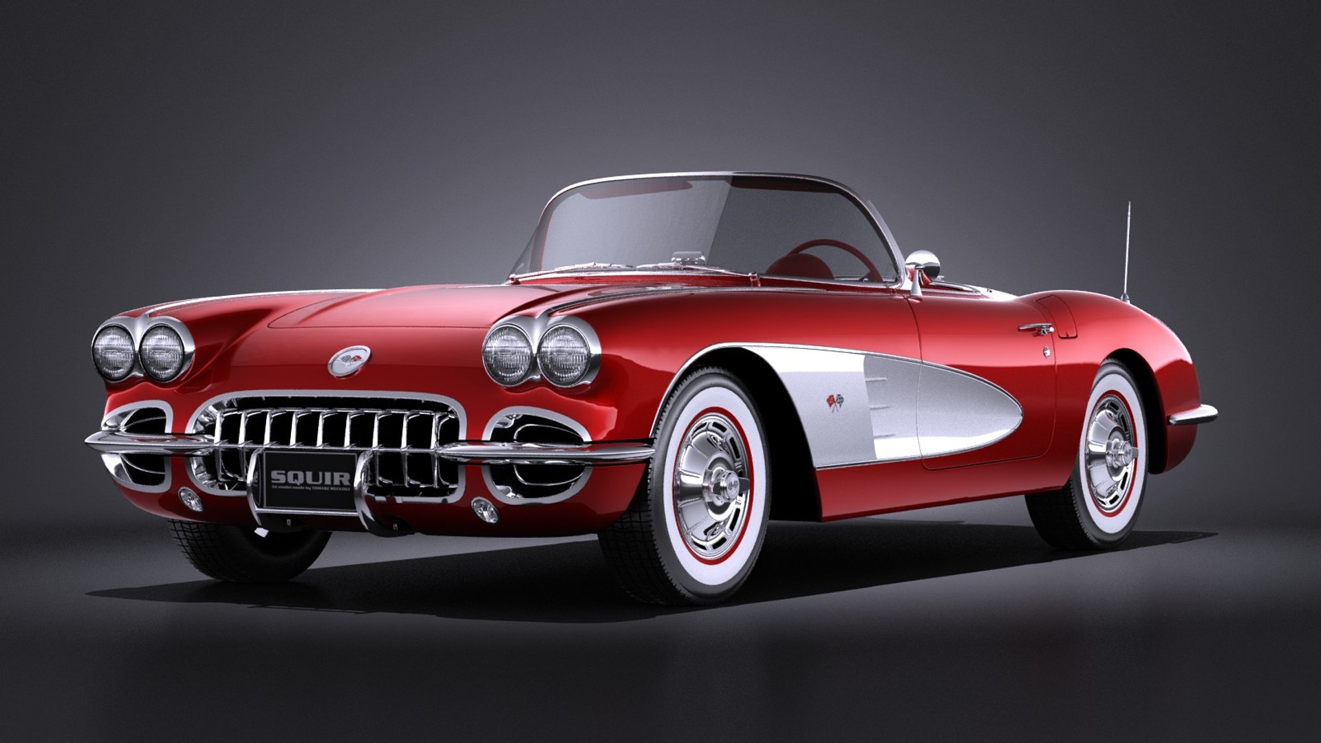 Chevrolet Corvette C1 3D Model