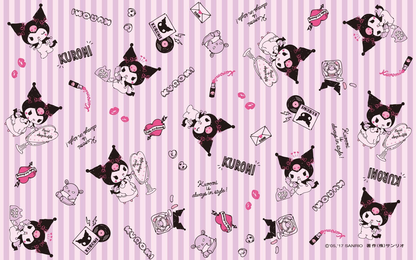 Best Kuromi Laptop Wallpaper: Cute