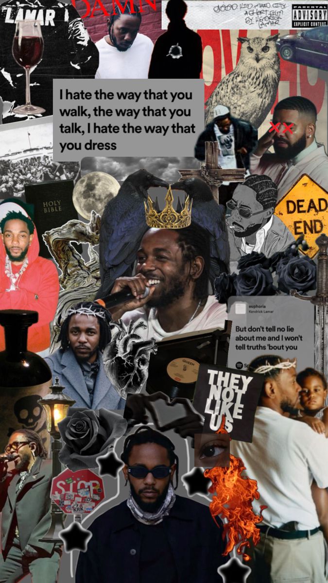 Kendrick Lamar Collage. Album