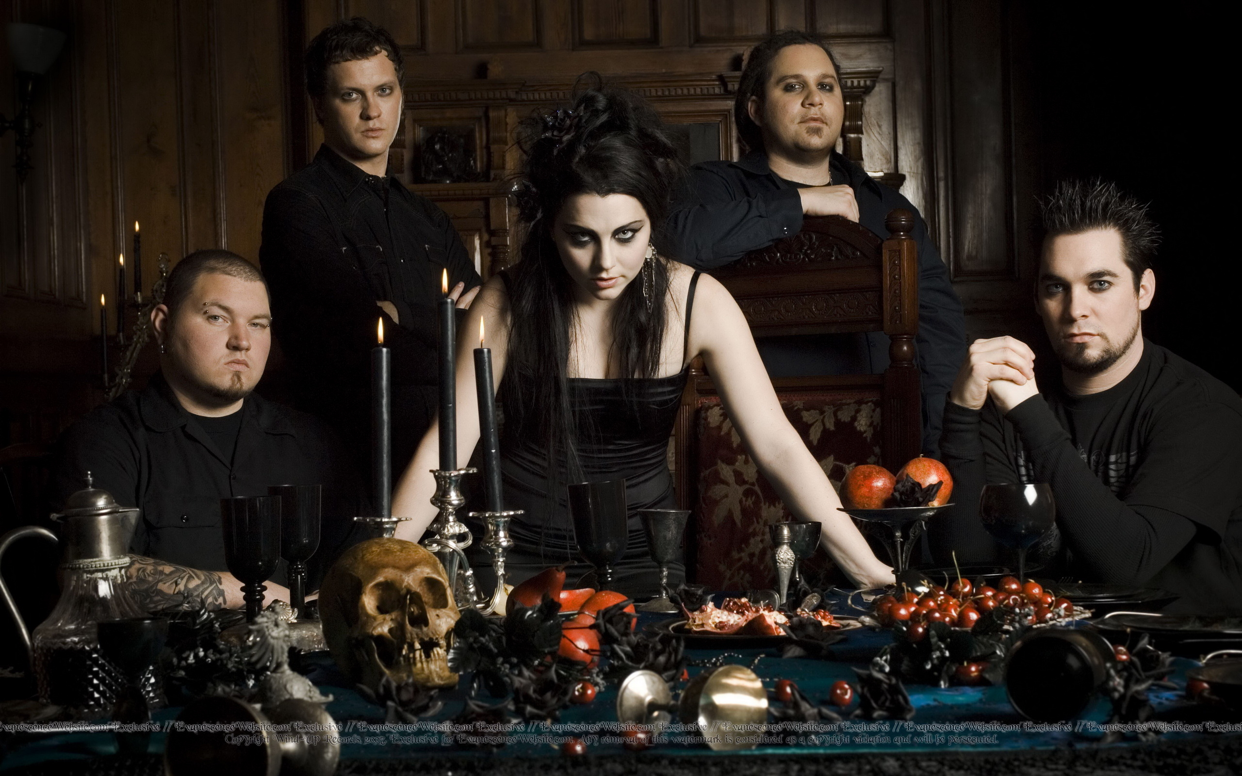 group Evanescence Desktop wallpaper