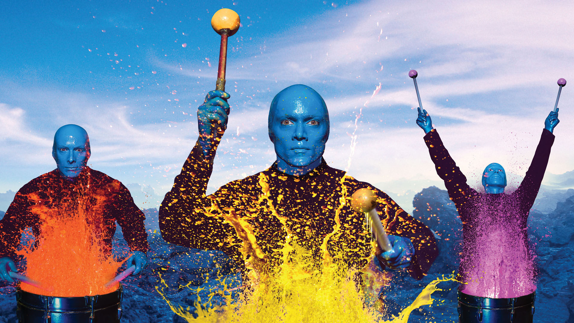HD desktop wallpaper: Music, Blue Man