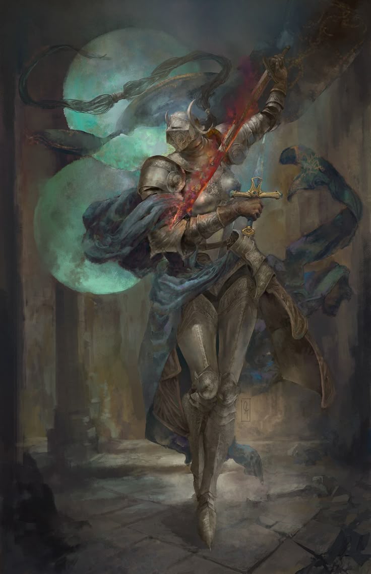 Rellana Twin Moon Knight, Christian Angel