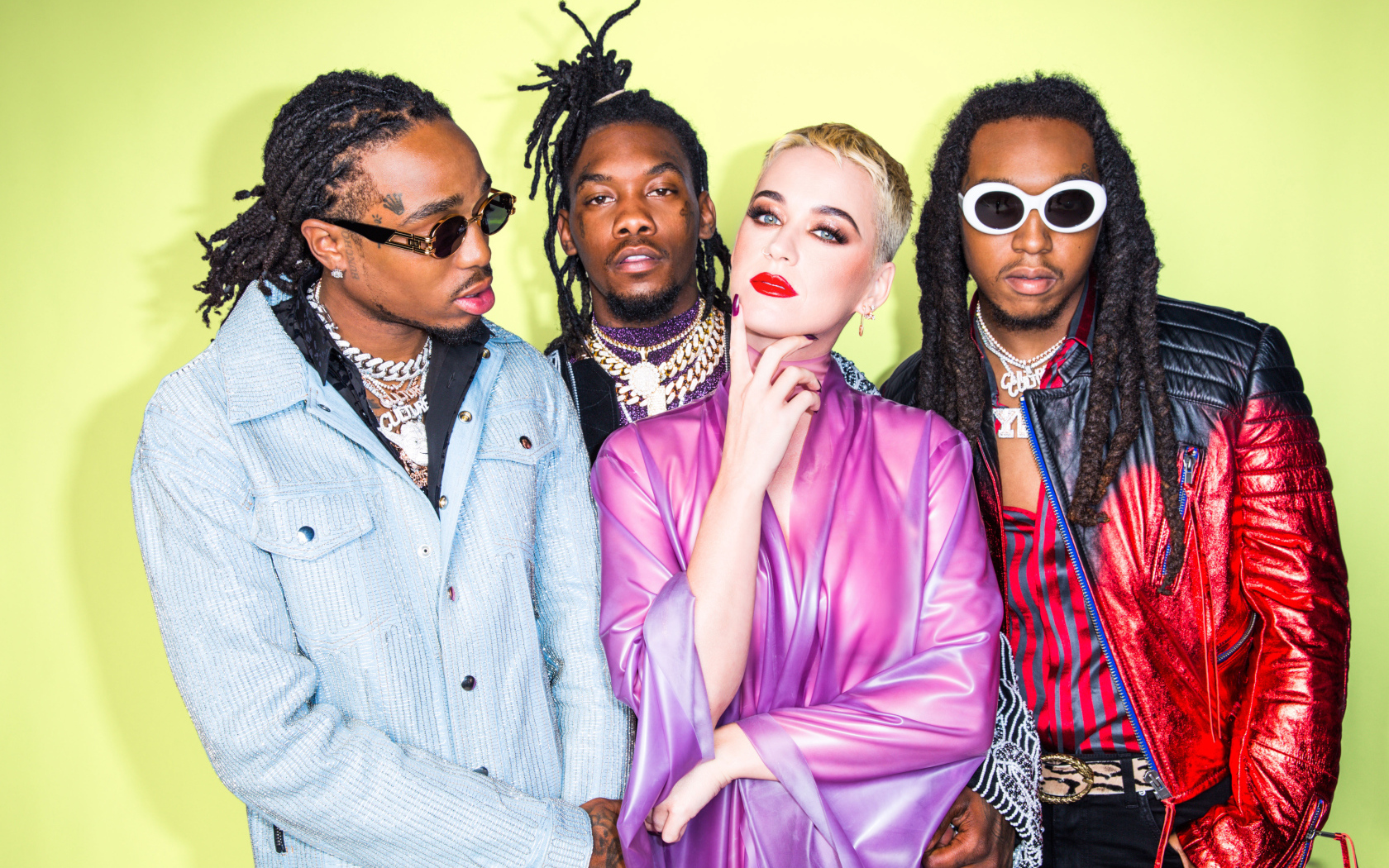 Migos band and singer Katy Perry