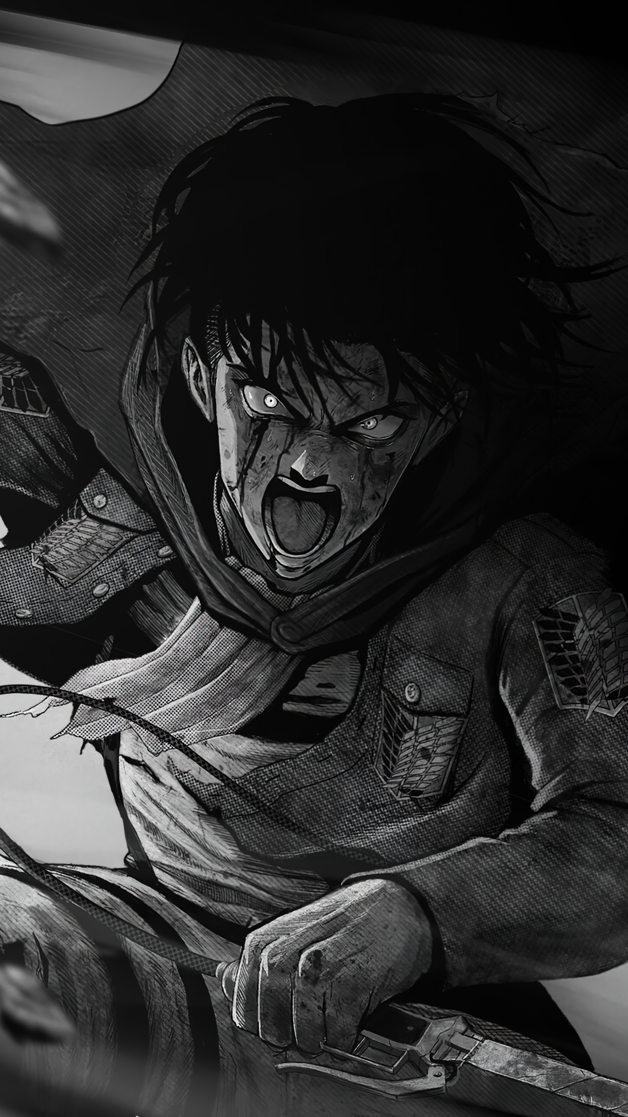 Levi Attack on Titan 4K Wallpaper