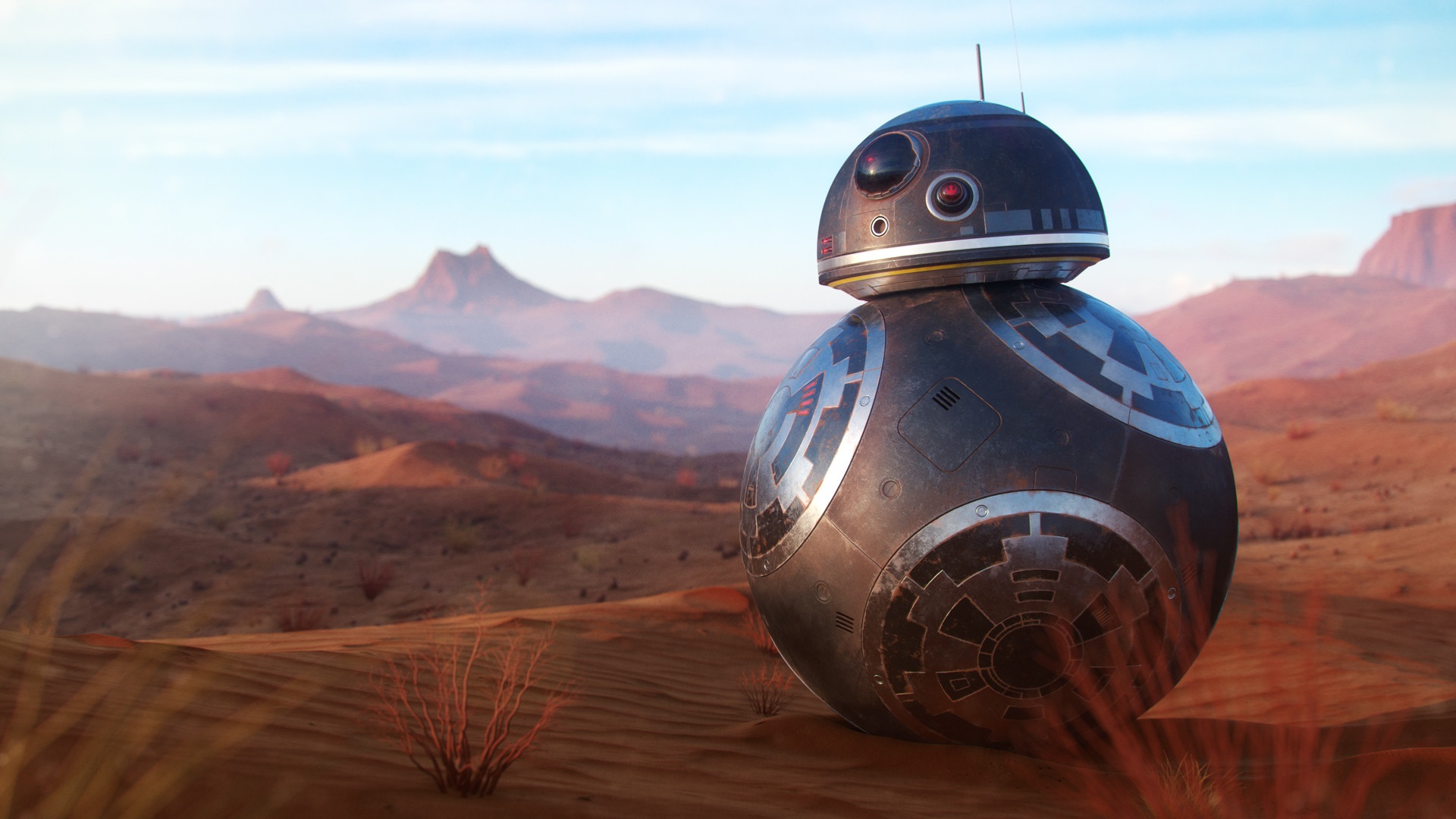 Star Wars Droid in Desert HD Wallpaper