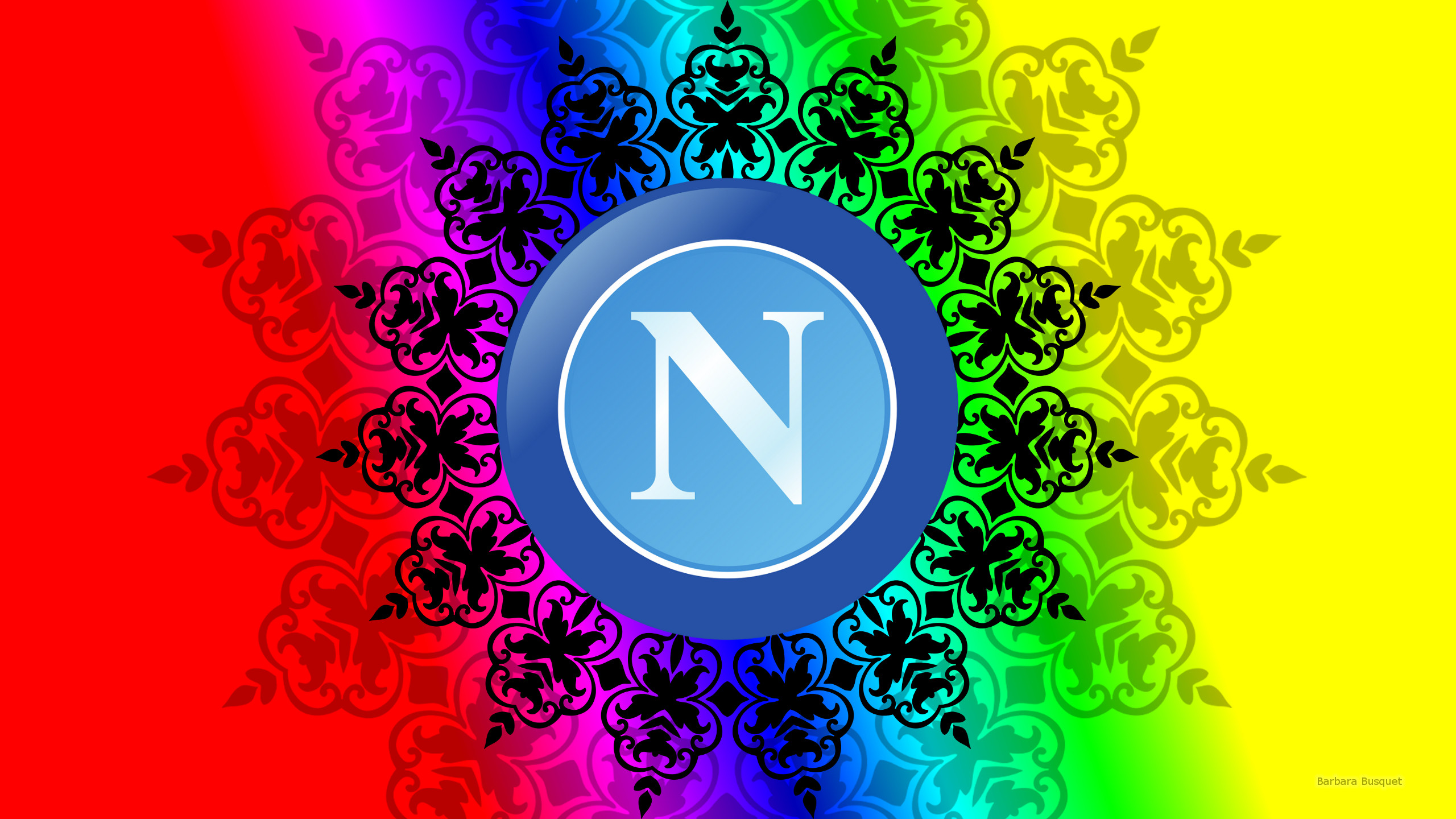 Vibrant SSC Napoli Logo Wallpaper