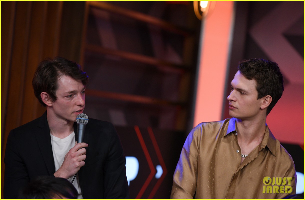 Ansel Elgort Posted Mike Faist Thirst