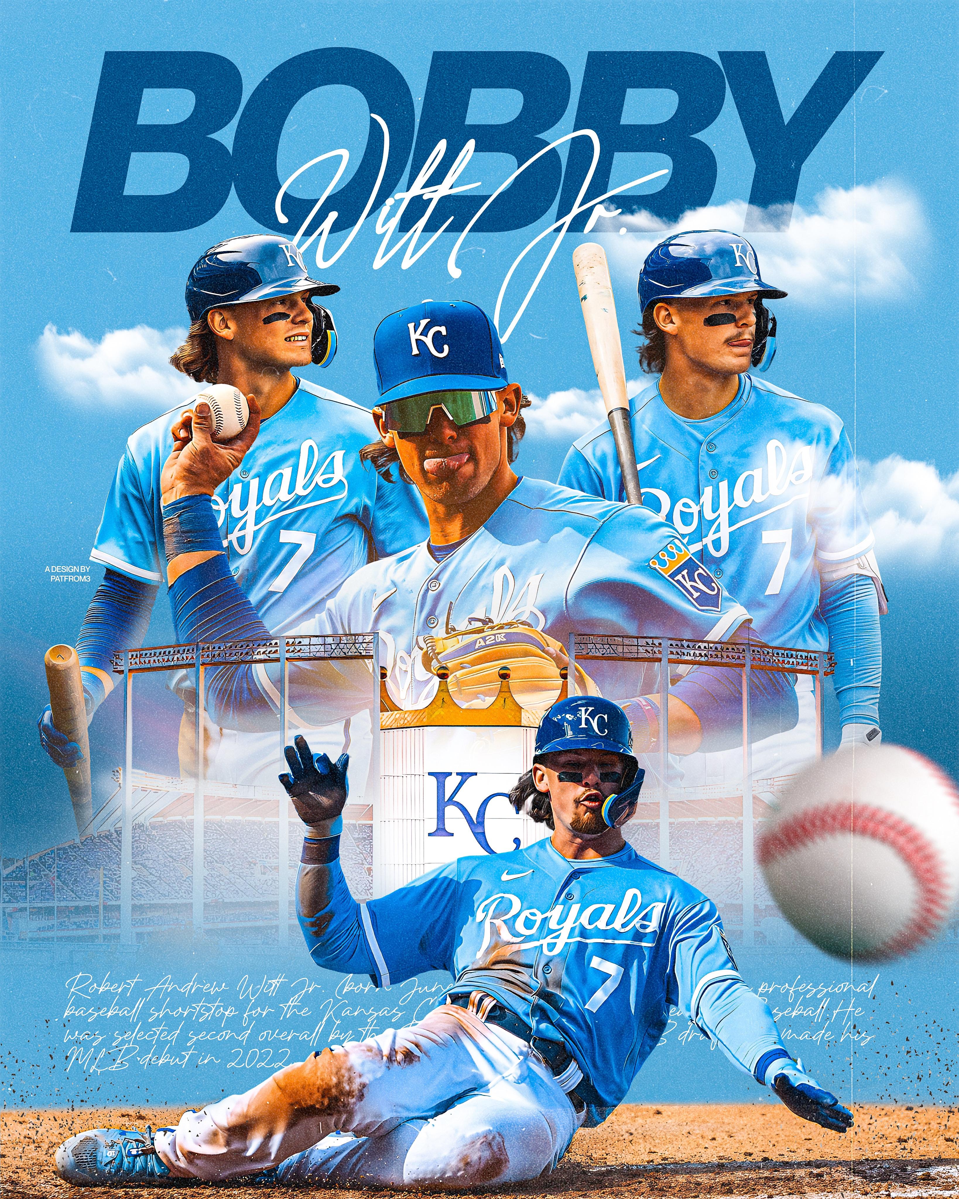 Poster of Bobby Witt Jr. I designed