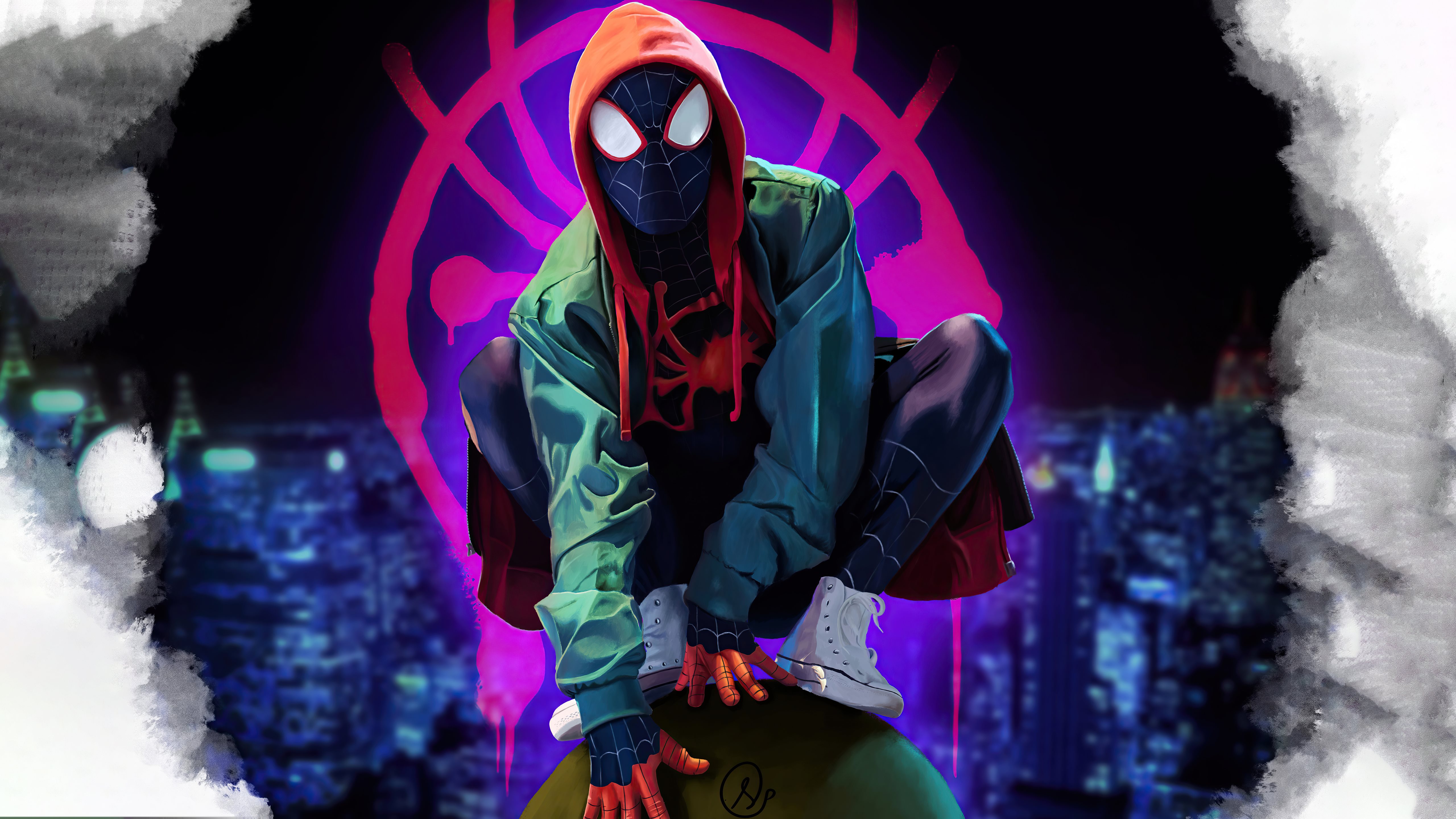 miles morales spiderman 5k Mac