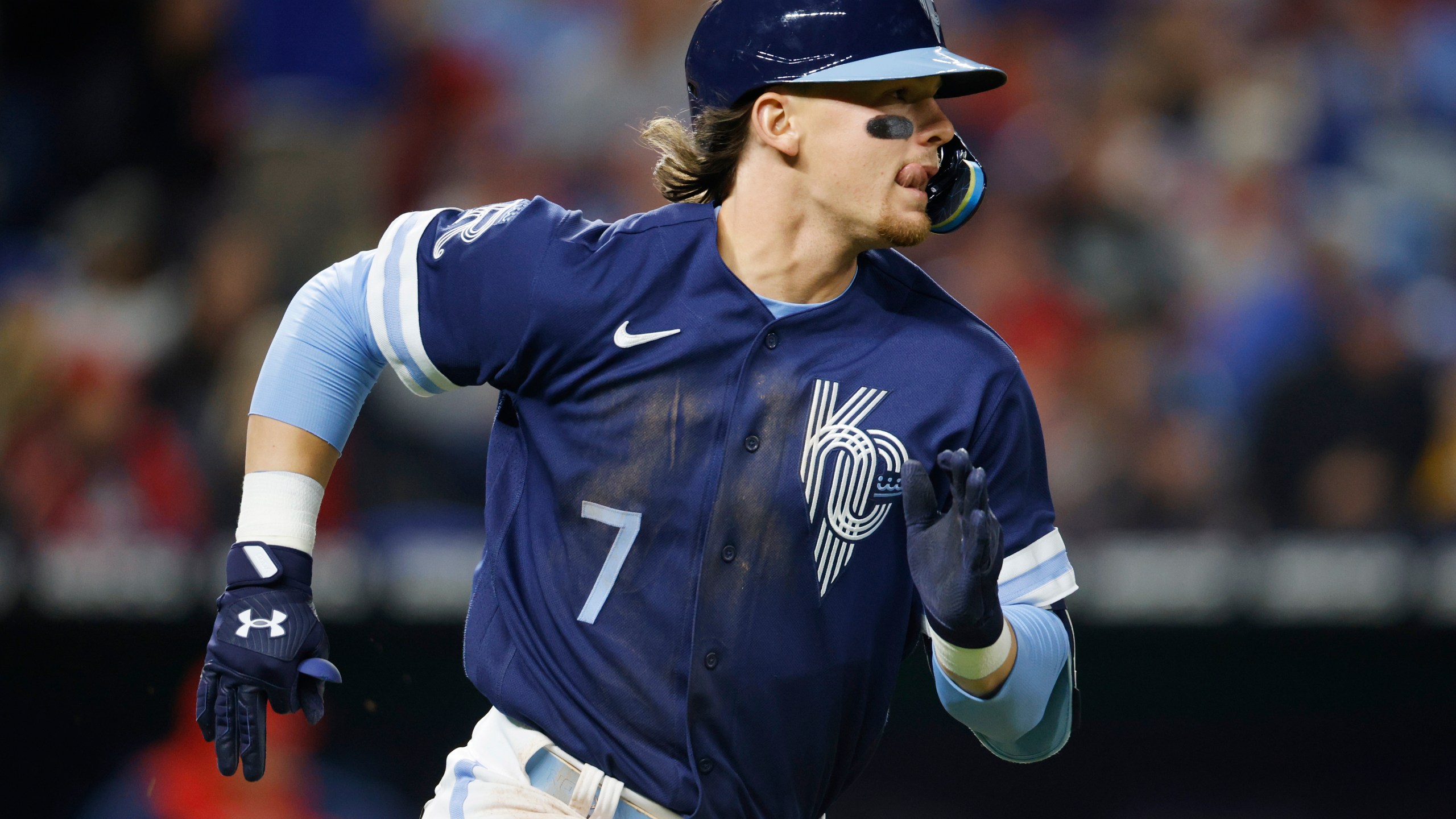 Bobby Witt Jr hits 1st MLB homer