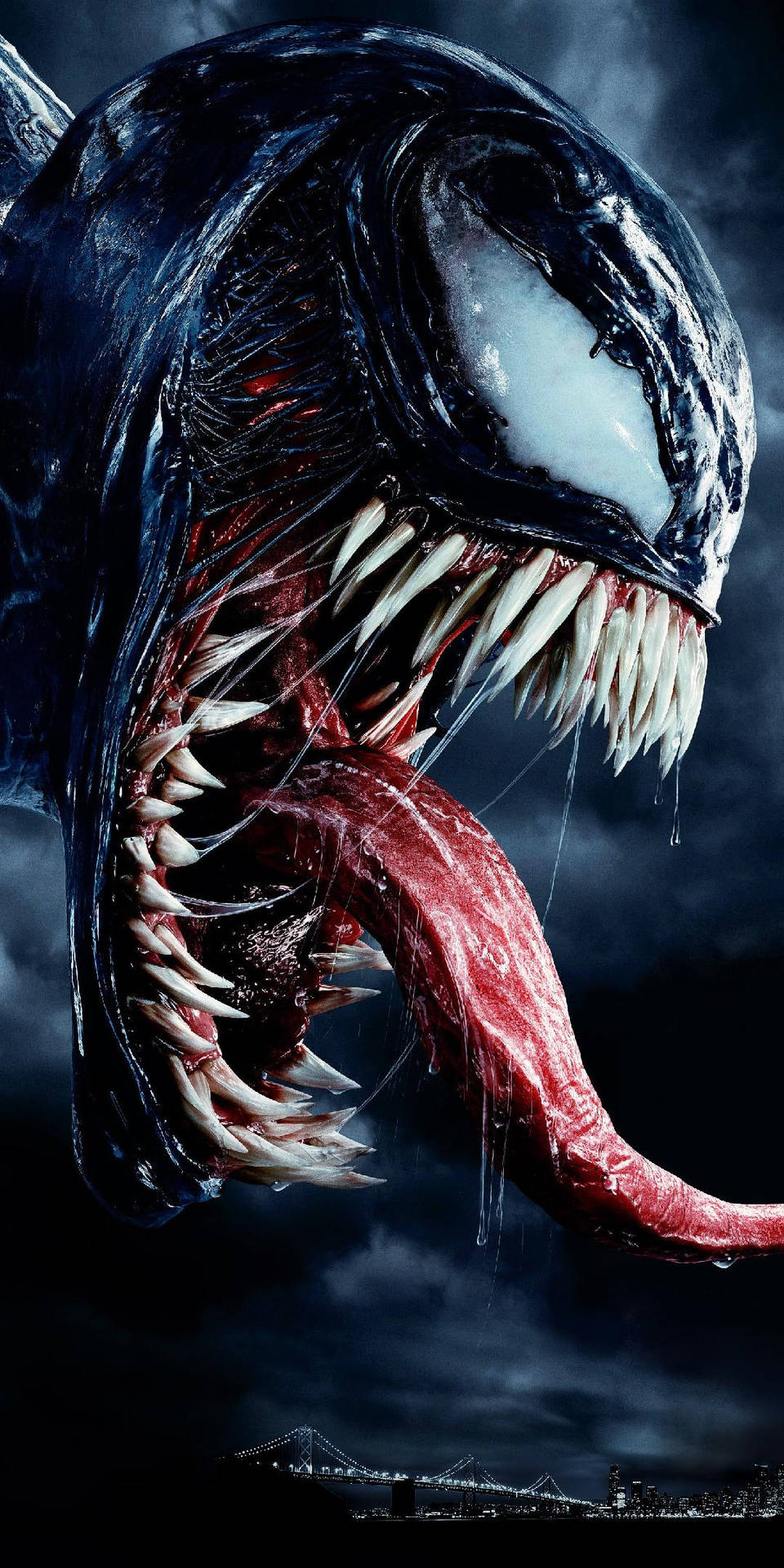 Realistic Venom iPhone Wallpaper