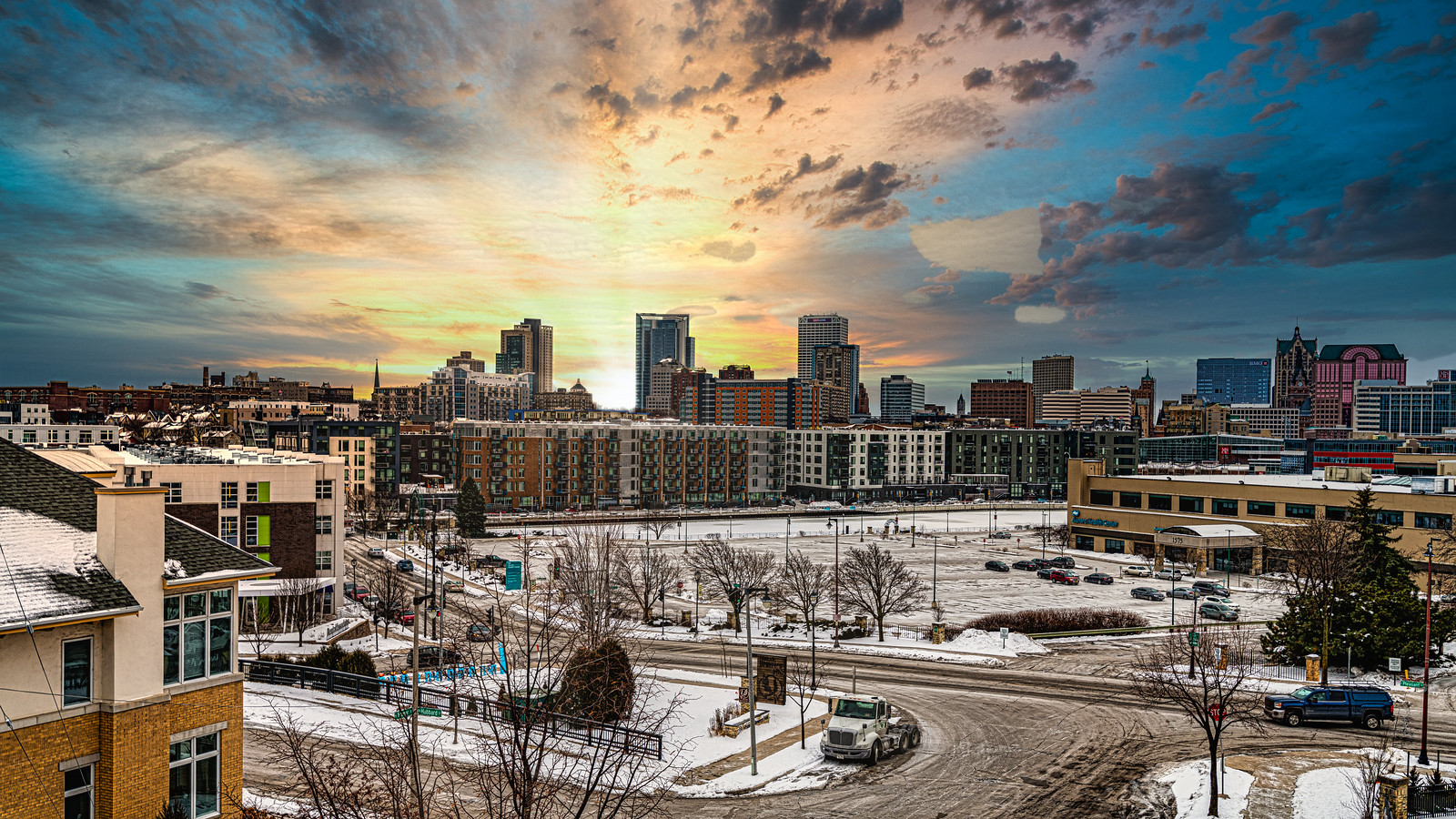 View of the Milwaukee Skyline