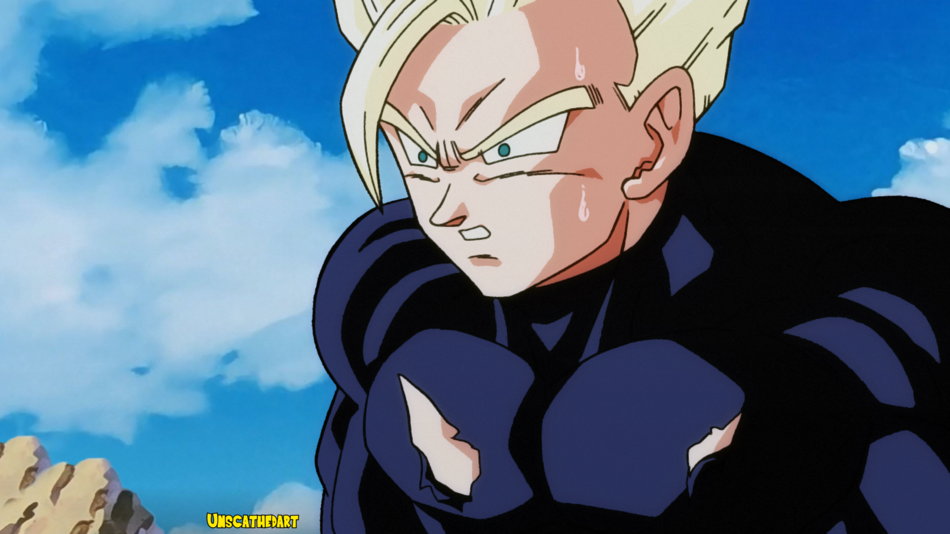 90's gohan ssj buu saga redraw. My god