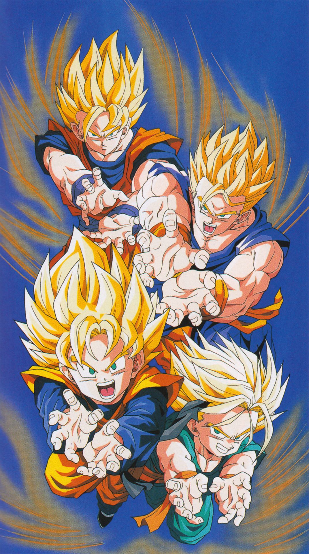 90s DBZ Promo art from the Buu Saga