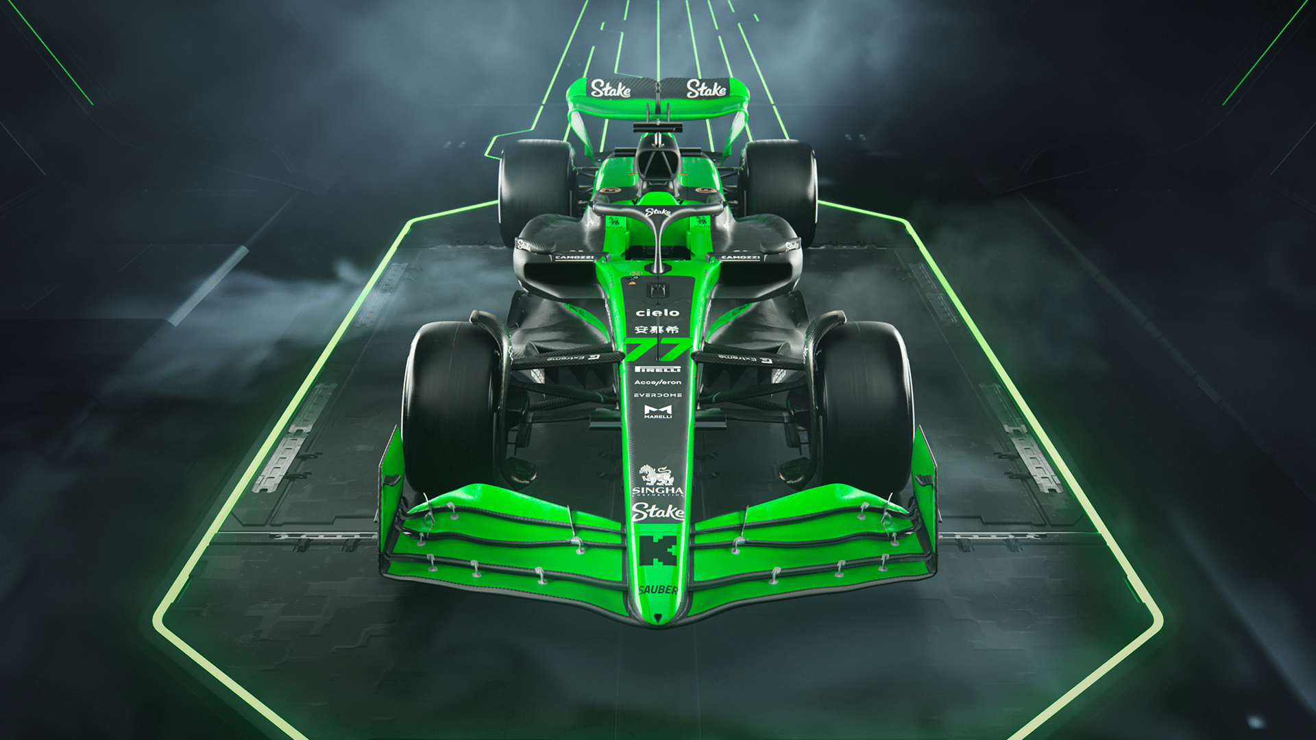 Kick Sauber show off dazzling livery