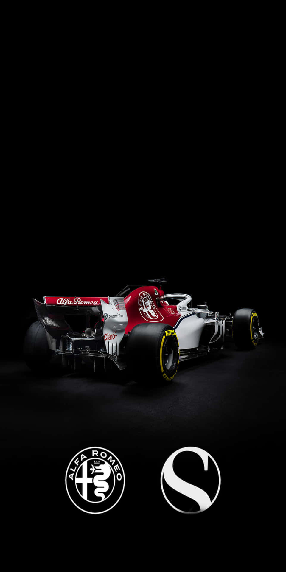 Download Alfa Romeo Black Pixel 3 F1 2016 Background