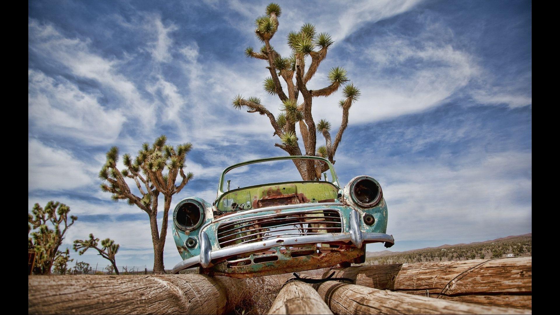 Abandoned. Cars Wallpaper APK