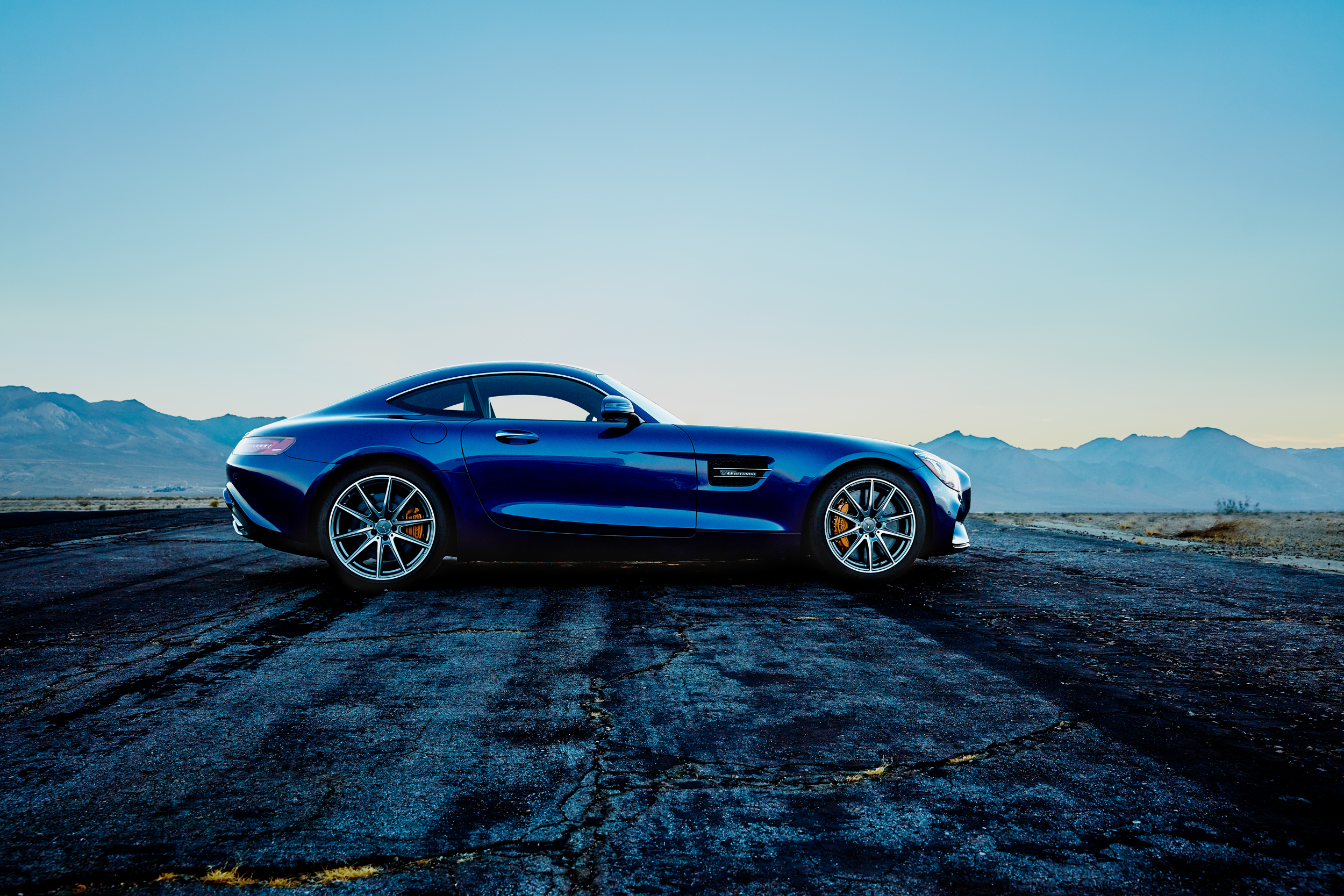 Blue Mercedes Benz Amg GT Wallpaper, HD