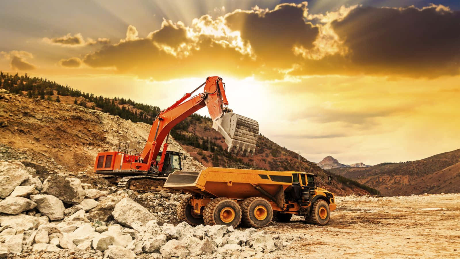 Download Captivating Mining Landscape