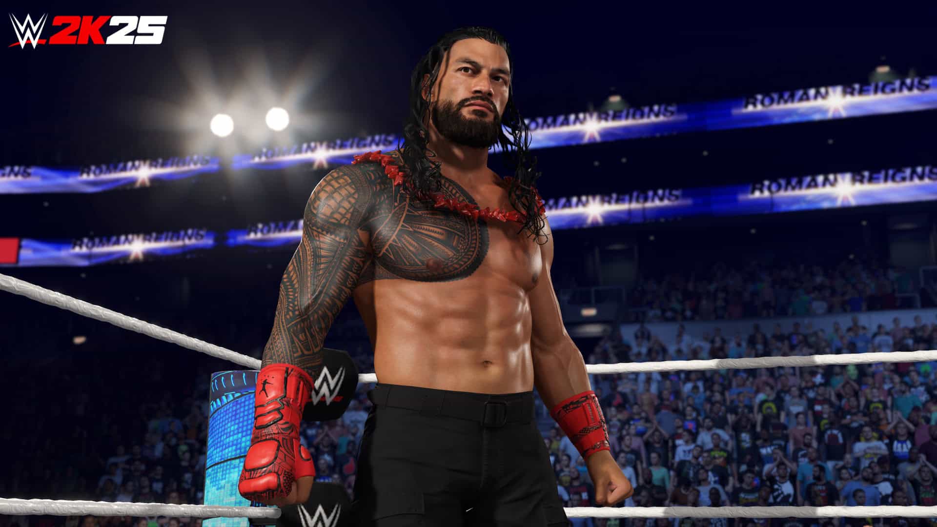 WWE 2K25: Roman Reigns strikes a pose