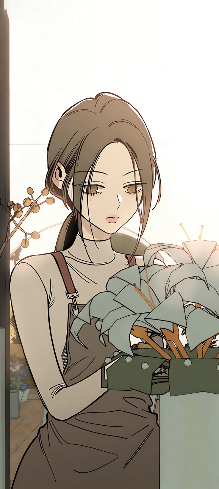 Tears on a Withered Flower wallpaper