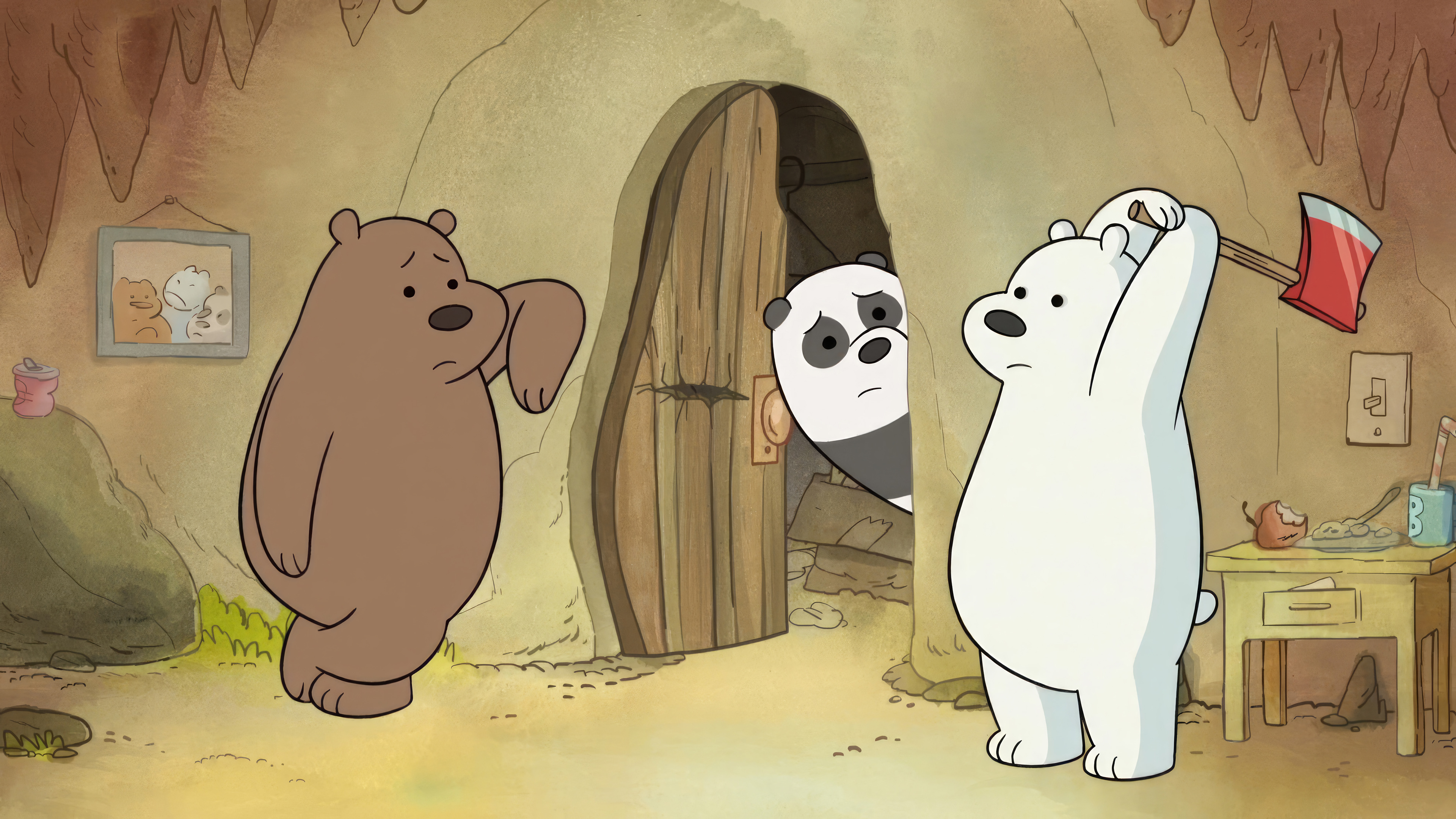 We Bare Bears Cartoon Tv Show Wallpaper