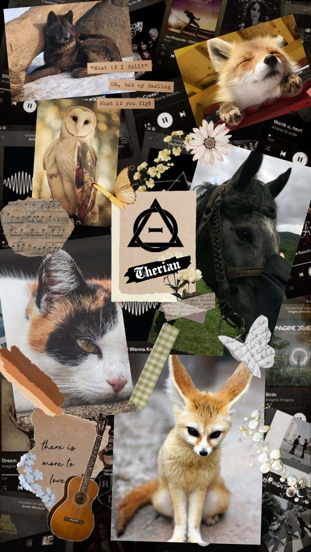 Therian Collage Wallpaper