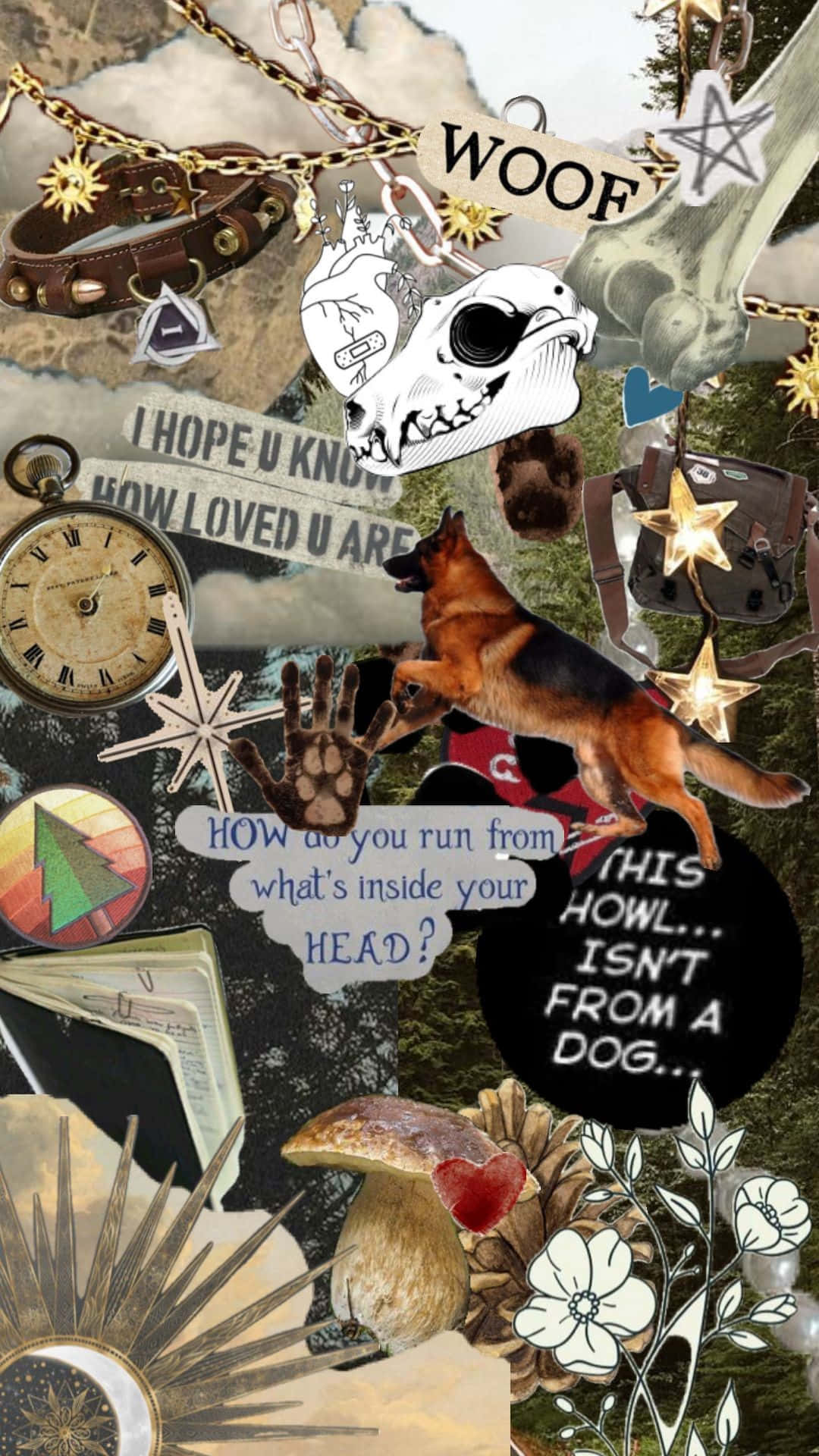 Download Therian Collage Art Wallpaper