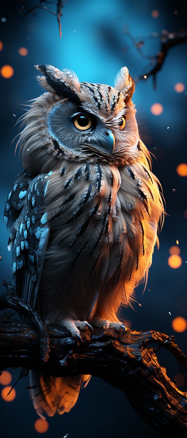 Ultra HD Owl Phone Wallpaper