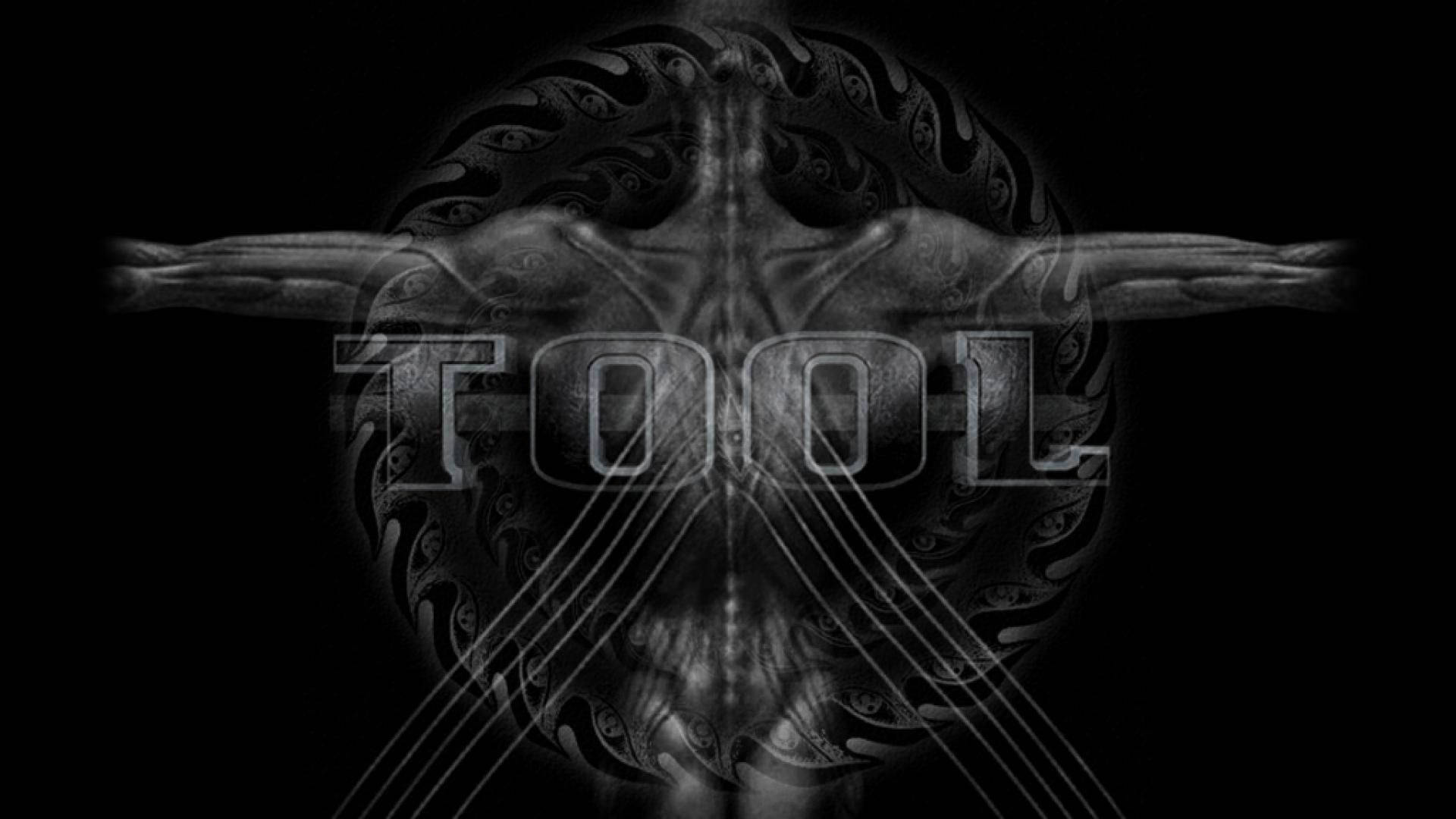 Black White Tool Band Wallpaper