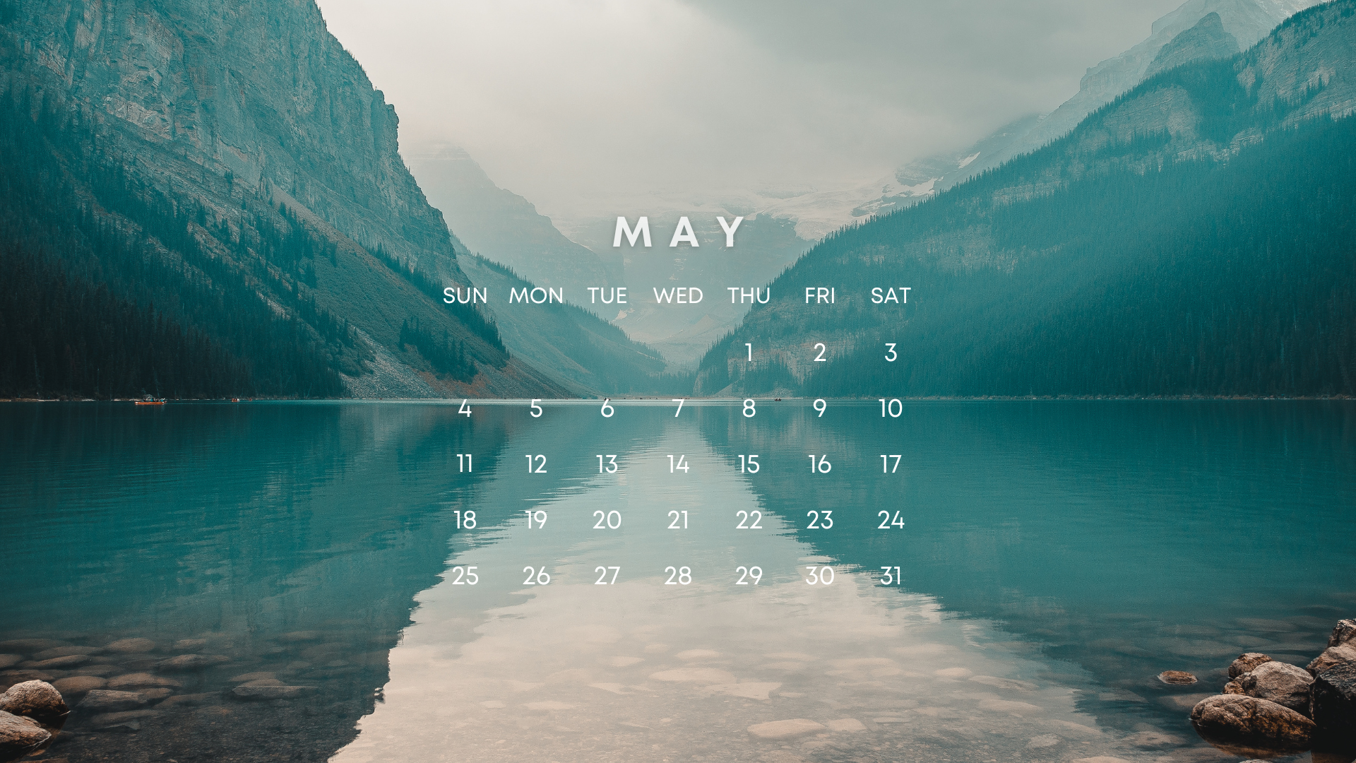 Free May 2025 Desktop Calendar