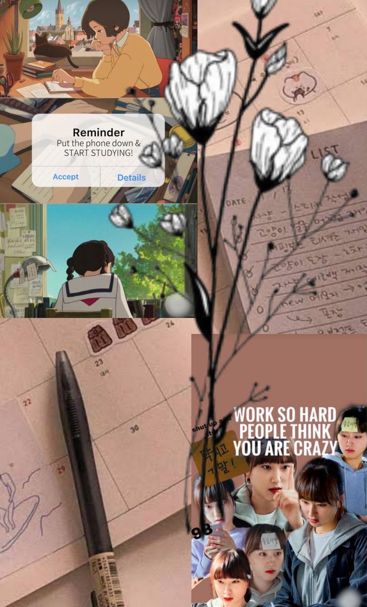 Aesthetic study motivational wallpaper